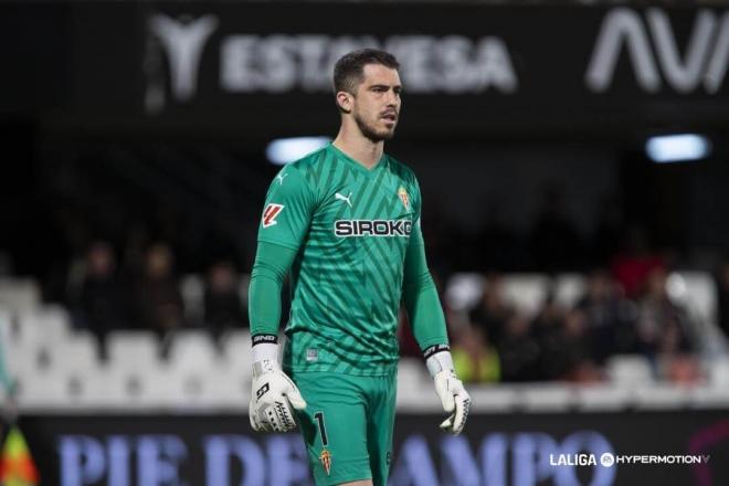 Rubén Yáñez, en el Cartagena - Sporting (Foto: LALIGA).