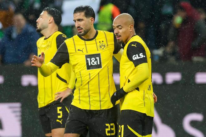 El Borussia Dortmund celebrando un gol en Bundesliga (Cordon Press)