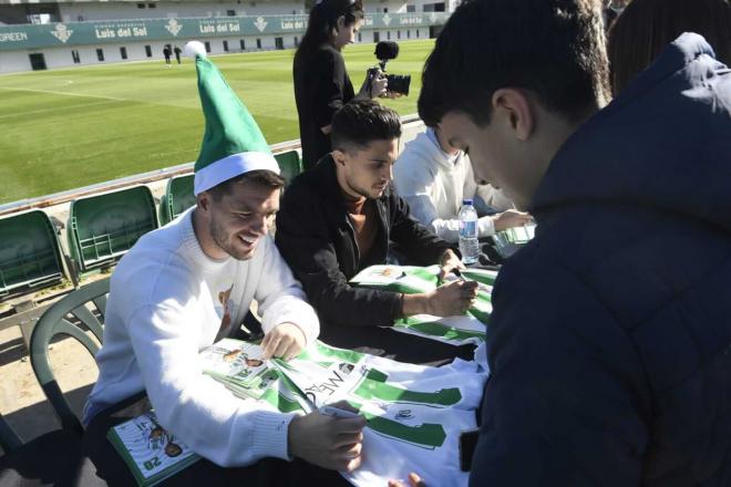 Lo Celso, durante la jornada del martes (Foto: Kiko Hurtado).