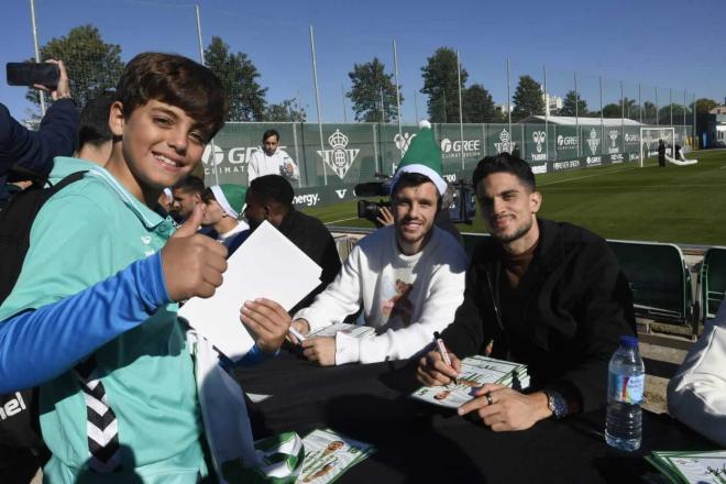 Lo Celso, durante la jornada del martes (Foto: Kiko Hurtado).