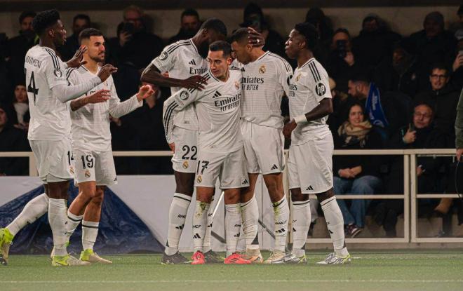 El Real Madrid marca un gol a la Atalanta (Cordon Press)