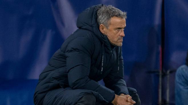 Luis Enrique, en el partido del PSG (FOTO: Cordón Press).