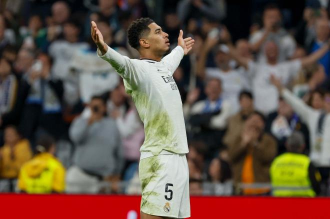 Jude Bellingham celebrando un gol ante el Getafe (Foto: EFE)