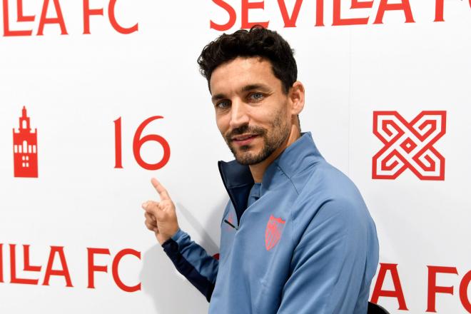 Jesús Navas, durante su entrevista con 'ElDesmarque' (Foto: Kiko Hurtado).