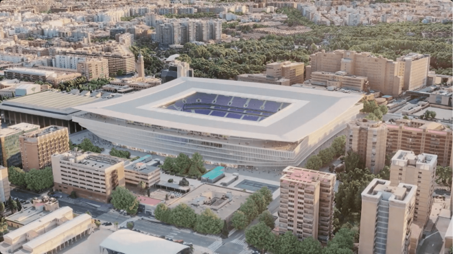 Proyecto de la nueva Romareda de Zaragoza.