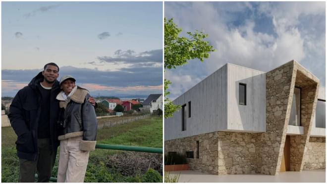 La nueva casa de Ana Peleteiro y Benjamin Compaoré en Galicia.