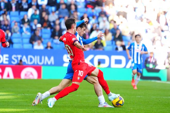Aimar Oroz, en el Espanyol-Osasuna (Foto: LaLiga).