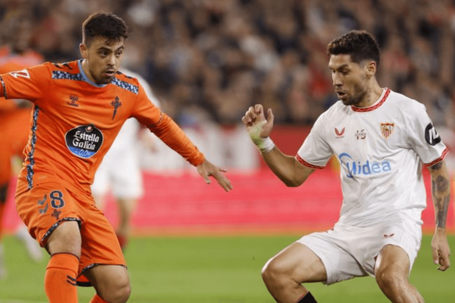 Fran Beltrán en el Sánchez-Pizjuán (Foto: LaLiga).