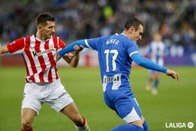 Jugada del Alavés-Athletic.