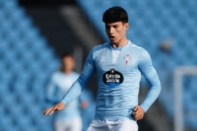 Andrés Antañón en Balaídos (Foto: RC Celta).