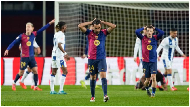 Imágenes del FC Barcelona- Leganés. (Fuente: EFE)