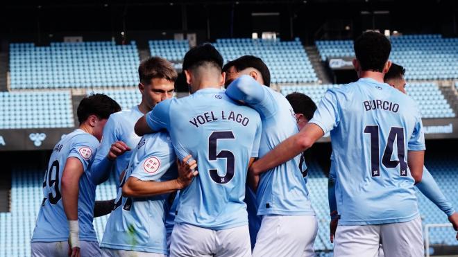 Gol del Celta Fortuna ante el FC Andorra (Foto: RC Celta).