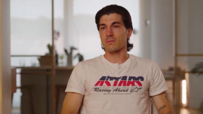 Maverick Viñales, en su documental (captura de DAZN)