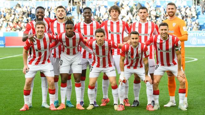 Este es el once que sacaba Valverde ante el Alavés en Mendizorrotza (Foto: Athletic Club).