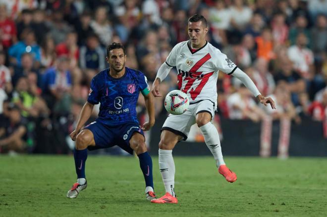 Sergi Guardiola, en un partido del Rayo Vallecano (FOTO: Cordón Press).