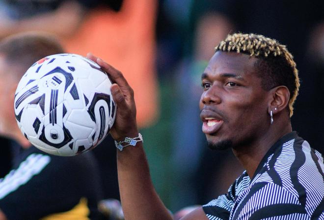 Paul Pogba con la Juventus antes de la sanción (Foto: Cordon Press).