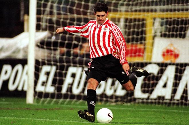 Aitor Karanka, en su primera etapa como jugador en el Athletic Club (Foto: Cordon Press).