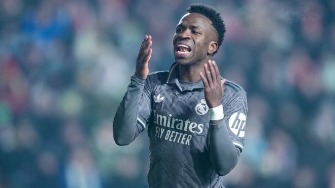 Vinicius en Vallecas (Europa Press)