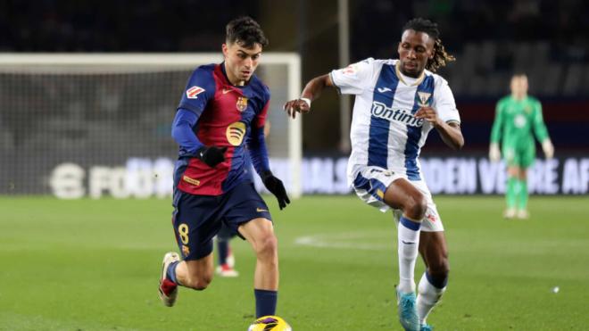 Neyou en el partido del Leganés contra el Barça (Cordon Press)