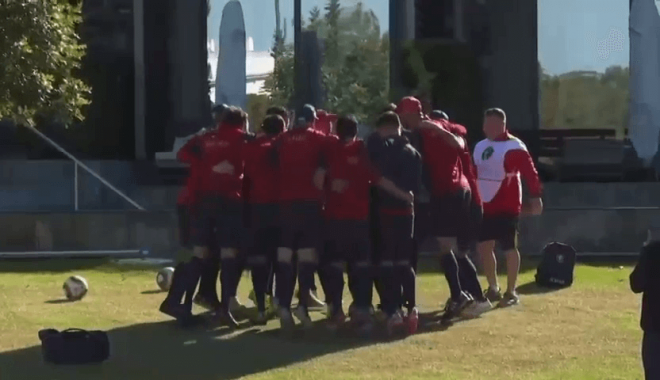 La selección española de futgolf celebrando el campeonato de Europa (Redes Sociales)