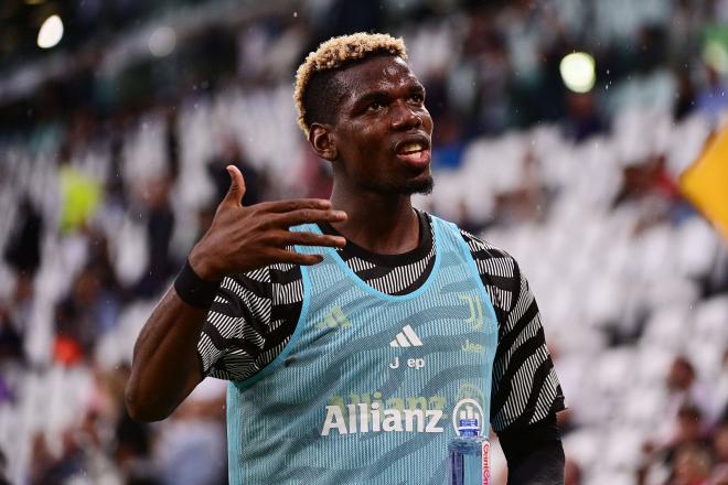 Paul Pogba, en un calentamiento con la Juventus (FOTO: Cordón Press).