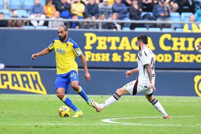 Fali, en el partido contra el Albacete (Foto: Cádiz CF).