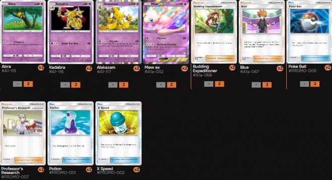 Alakaza junto a Mew EX, una versión para destrozar en el nuevo meta.