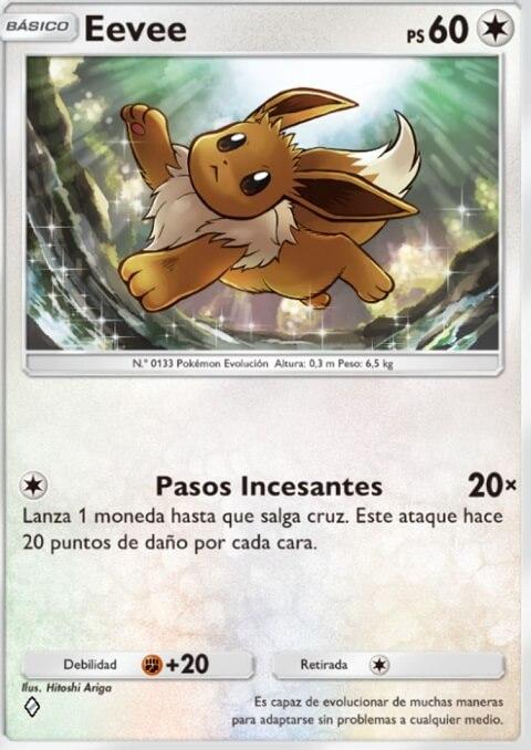 Eevee puede ser un iniciador para muchos tipos de mazos.