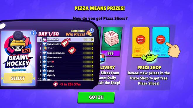 El evento de Pizza Planet en Brawl Stars