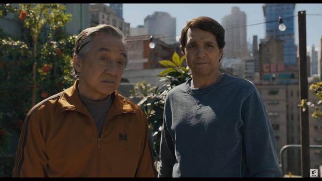 Jackie Chan y Ralph Macchio en Karate Kid Legends