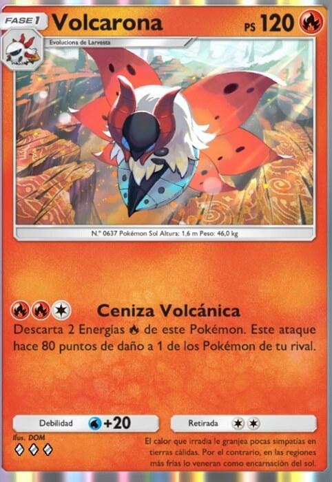 Volcarona es el pokémon más fuerte para destrozar banquillos enemigos.