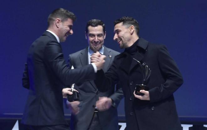 Joaquín y Jesús Navas, en los Premios Andalucía Deportes (Foto: Kiko Hurtado).