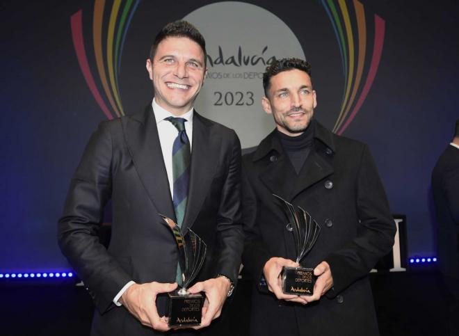 Joaquín y Jesús Navas, en los Premios Andalucía Deportes (Foto: Kiko Hurtado)