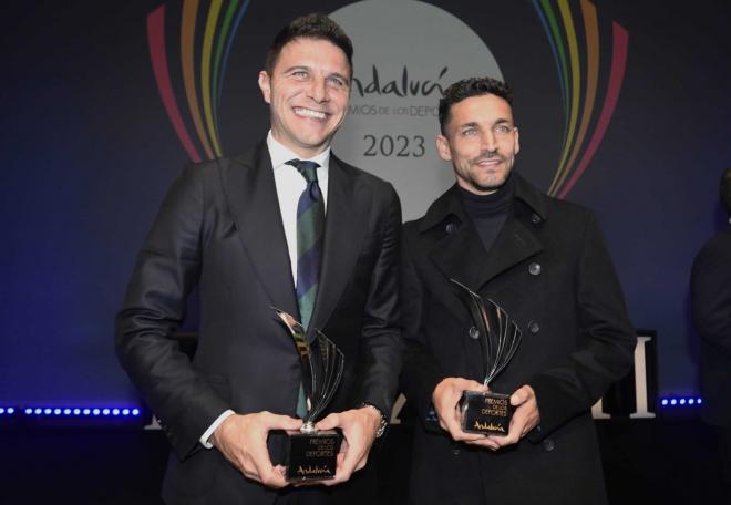 Joaquín y Jesús Navas, en los Premios Andalucía Deportes (Foto: Kiko Hurtado).