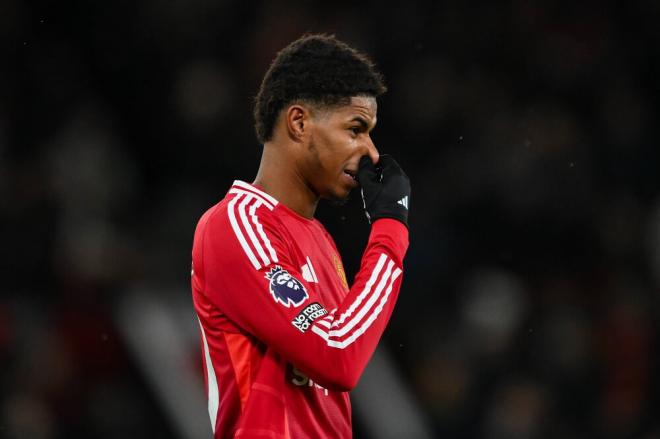 Marcus Rashford con el Manchester United (Foto: Cordon Press).