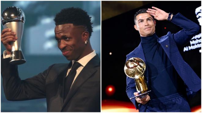 Cristiano Ronaldo no votó en los premios The Best que obtuvo Vinicius Jr