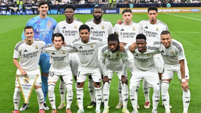 La alineación inicial del Real Madrid en la final de la Copa Intercontinental (EFE)