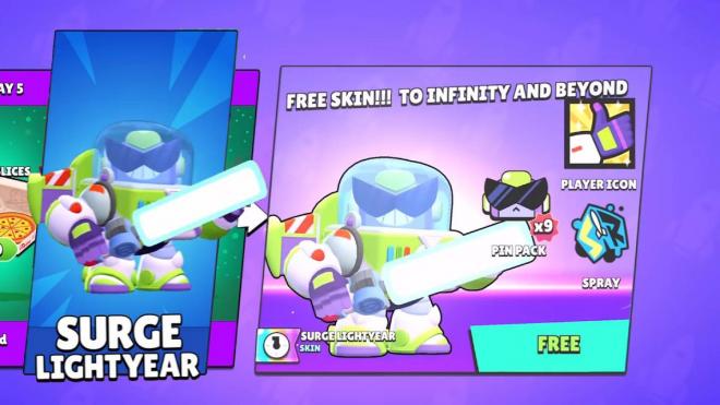 La skin gratis de Buzz Lightyear en Brawl Stars