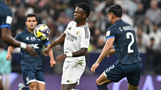 Vinicius, en el Real Madrid-Pachuca de la final de la Copa Intercontinental (EFE)