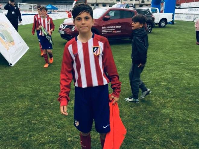 Garnacho en la cantera del Atlético de Madrid (Instagram Alejandro Garnacho)