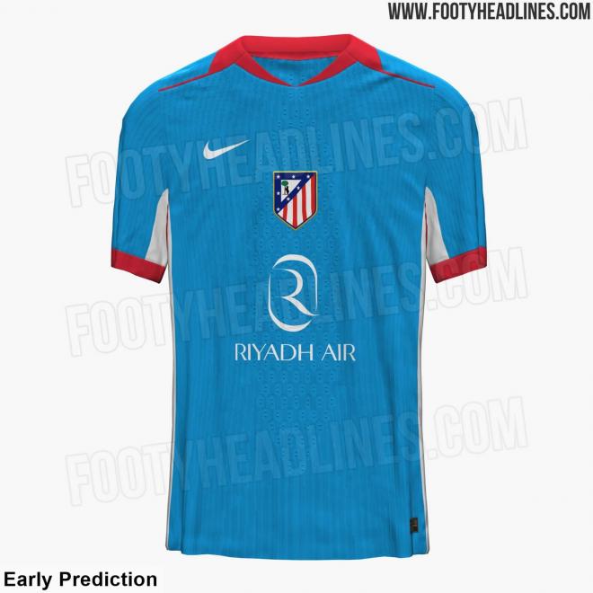 La tercera camiseta del Atlético para la 25/26 (Footy Headlines)