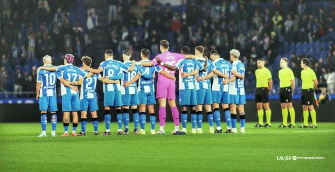 Once del Dépor contra el Castellón. (Foto: LALIGA)