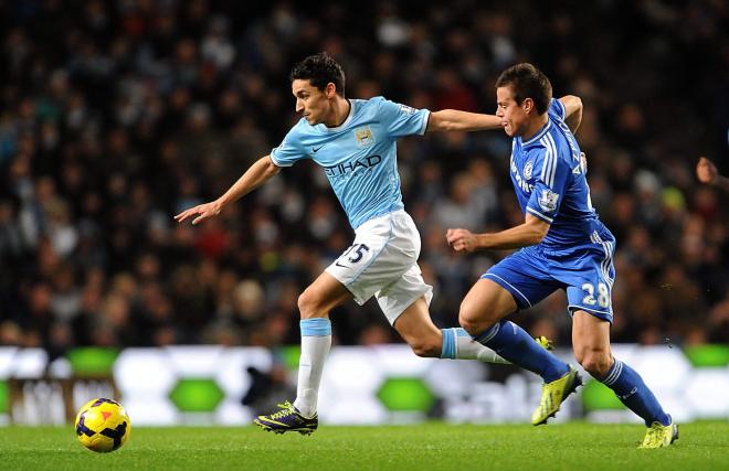 Jesús Navas, en su etapa en el Manchester City (Foto: Cordon Press).