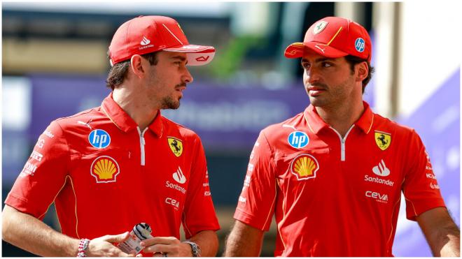 Charles Leclerc y Carlos Sainz. (Fuente: Cordon Press)