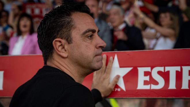 Xavi Hernández, en un encuentro con el FC Barcelona (Foto: Cordon Press)