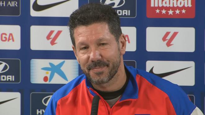 El Cholo Simeone, en rueda de prensa