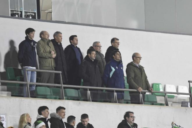 El Consejo del Betis en el palco del derbi chico (Foto: Kiko Hurtado)