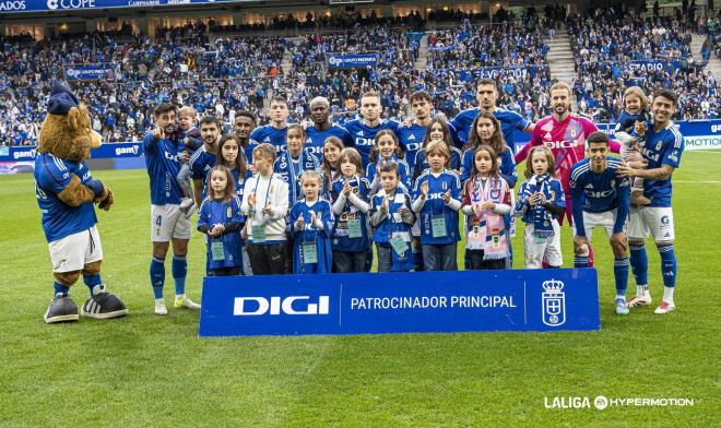 Alineación de Javi Calleja en el Real Oviedo - Córdoba (Foto: LALIGA).