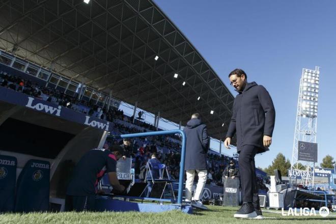 José Bordalás, antes del Getafe-Mallorca (Foto: LALIGA).