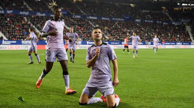 Golazo de Gorka Guruzeta ante Osasuna en El Sadar (Foto: Athletic Club).